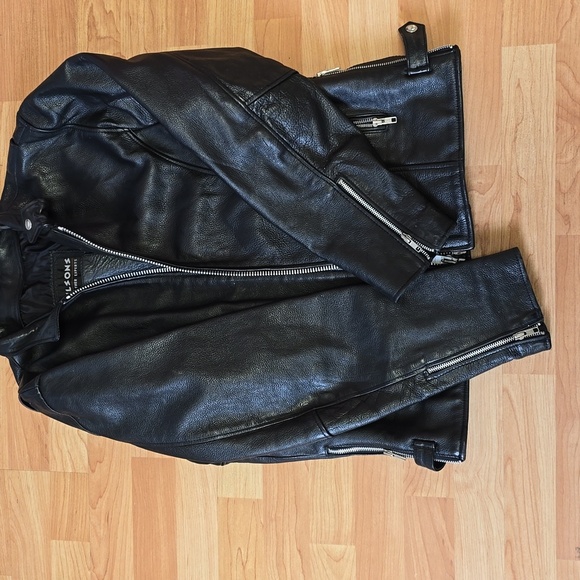 Wilson's Leather Biker Jacket - Picture 4 of 5